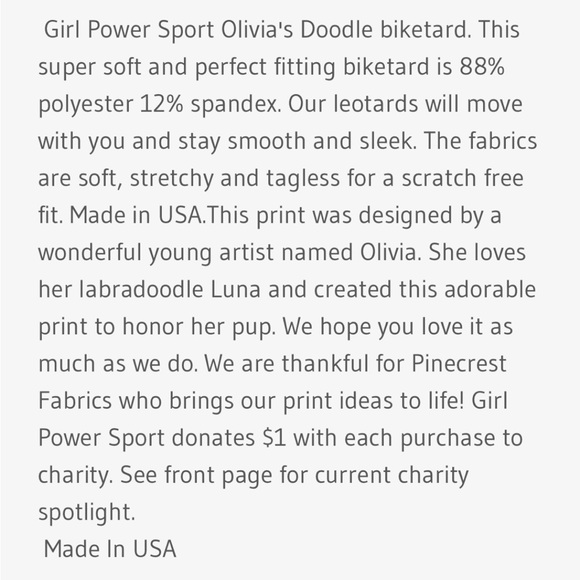 Biketard for gymnastics by Girl Power Sports - Picture 6 of 6